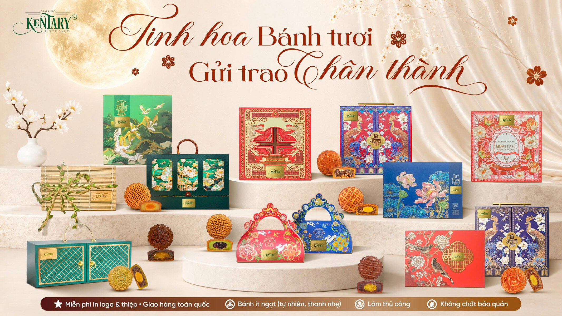 Hộp Quà Trung Thu Kentary Đồng Loạt Giá Ưu Đãi – Trao Quà Đẹp, Ngân Sách Tốt Hơn 38 HỘP QUÀ TRUNG THU KENTARY ĐỒNG LOẠT GIÁ ƯU ĐÃI – TRAO QUÀ ĐẸP, NGÂN SÁCH TỐT HƠN